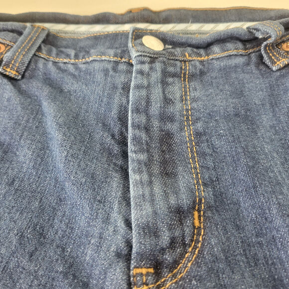 Jordache Jeans Womens 16 Blue Mid Rise Denim Bootcut Medium Wash W35 x L26 - Picture 11 of 16